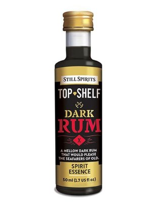 Still Spirits Top Shelf DARK RUM Concentrated Liquor Flavoring Essence 50ml Makes 1.125L