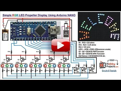 Simple Rgb Led Propeller Display Using Arduino Nano Part 2 - Download Creative Mountain Background | 4K