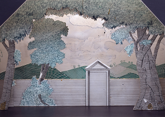 This model has a 66/78 width and weighs 1109lbs. Stage Design for The Rake's Progress : Works | David Hockney
