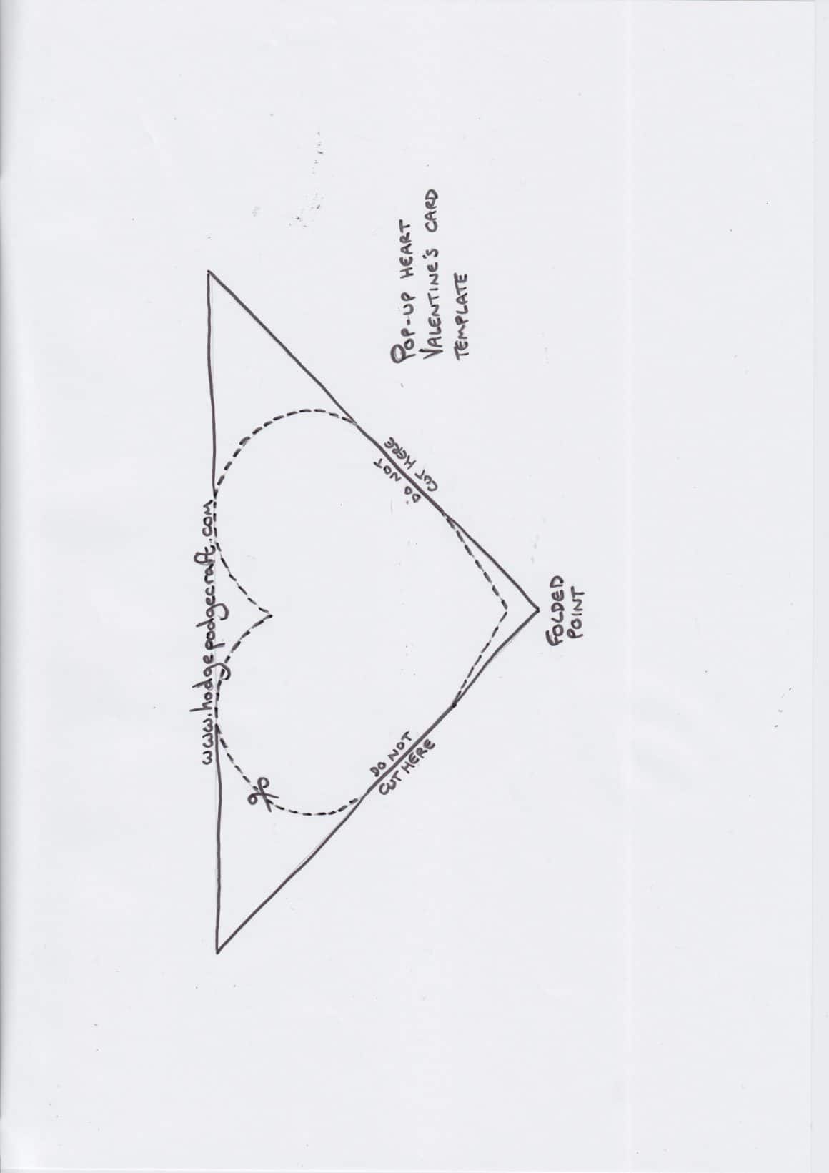 how to make a pop up heart valentine card