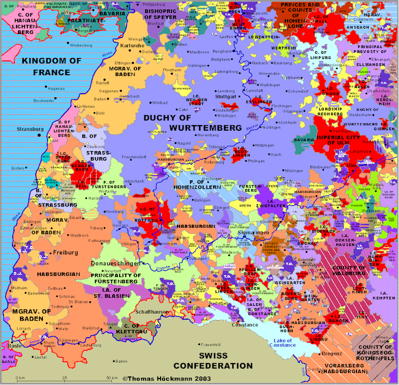 Historical Map Of Wurttemberg 138 Old Maps Of Baden Wurttemberg Bwsouth 