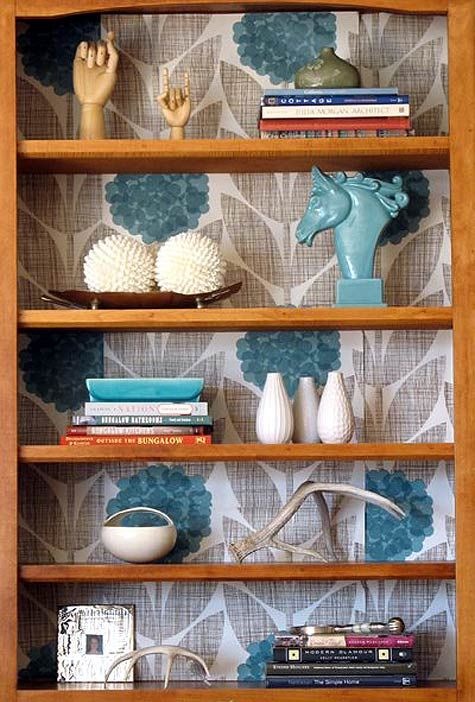 棚の背面に柄をつける Home Display