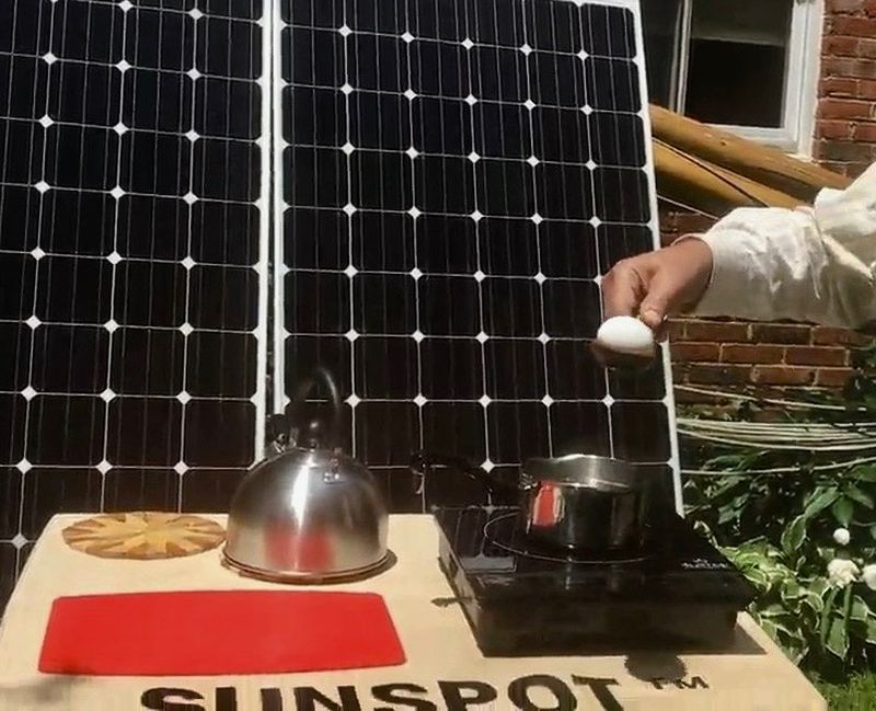 Sunspot Solar Electric Cooker Healthier Alternative To