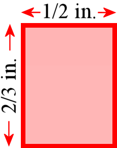Each square inside it will count as one . Fraction Multiplication And Area