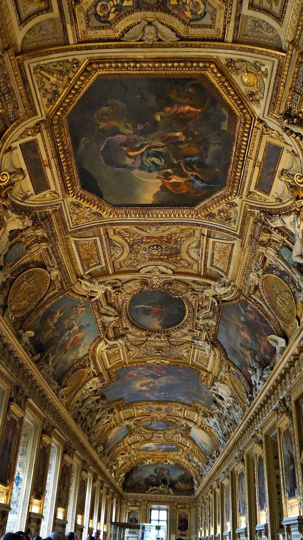 Ceiling at the Lourve Museum, Paris France - Honey + Lime