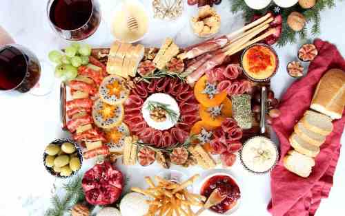 Holiday charcuterie board idea