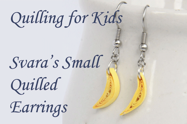 Svara’s Small Paper Quilled Earrings