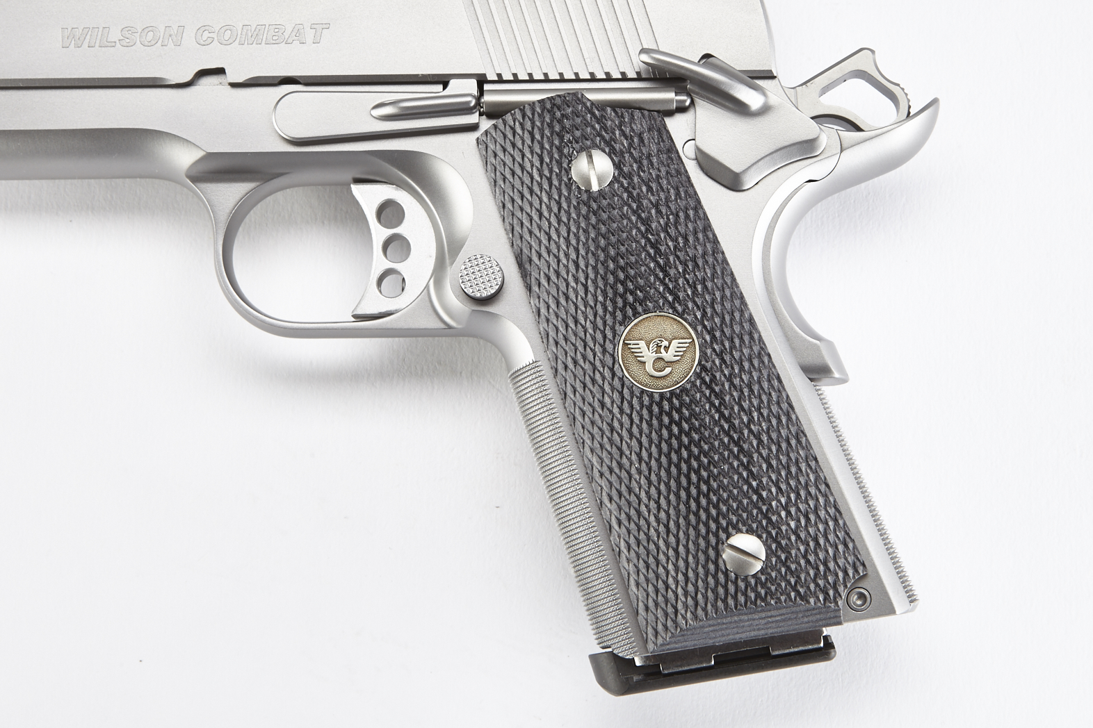 Wilson Combat 351DCP 1911 Compact Grips, Diamondwood Checkered