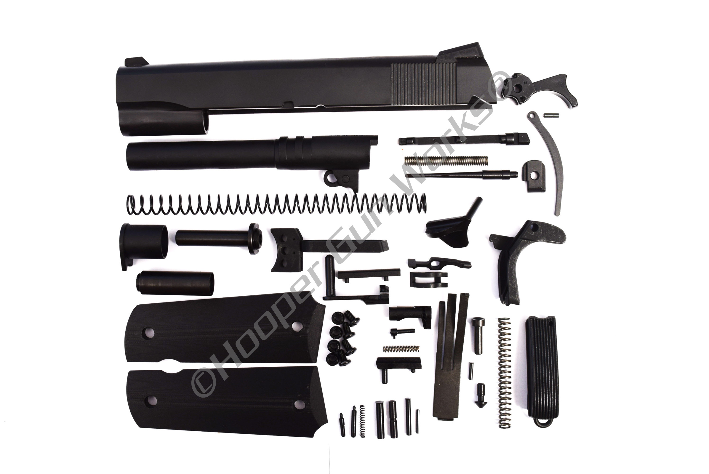 Hooper Gun Works 1911 5″ Full Size GI Builder's Kit .45 ACP – Tac