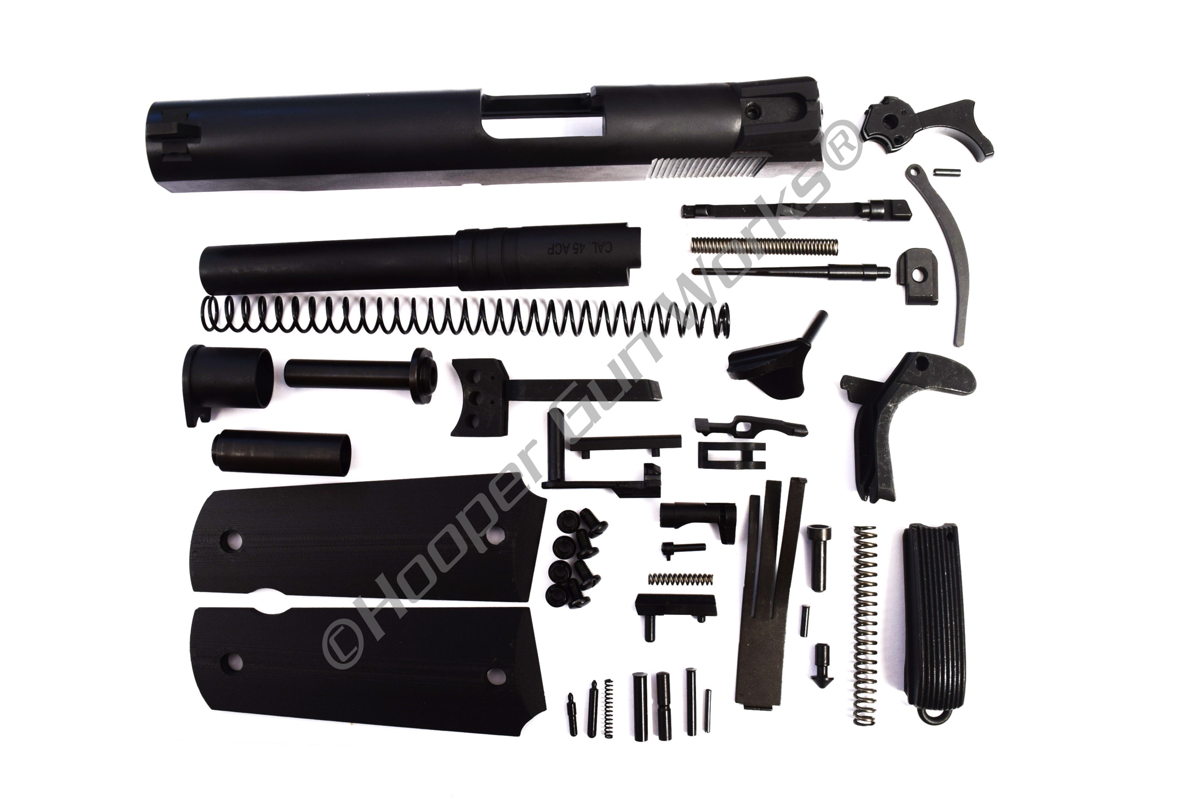 Hooper Gun Works 1911 5″ Full Size GI Builder's Kit .45 ACP – Tac