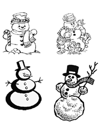 Free Printable Christmas Cutouts and Decorations