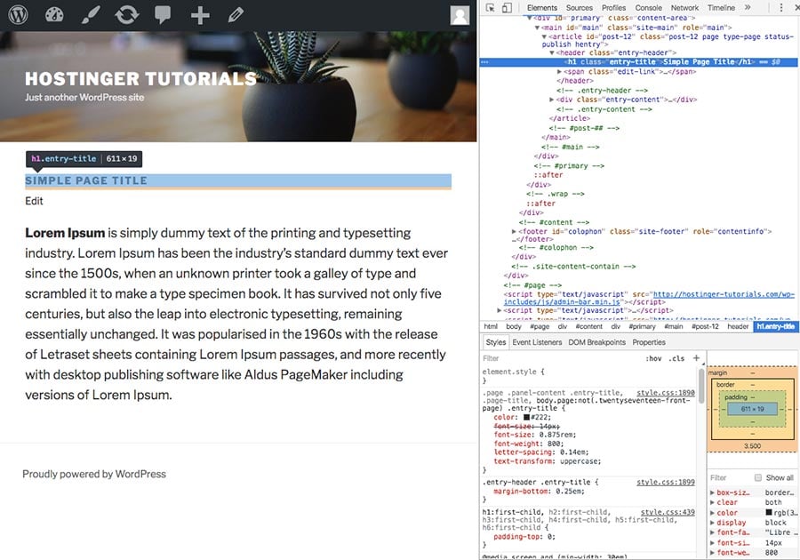 Cara Menyembunyikan Judul Blog di WordPress