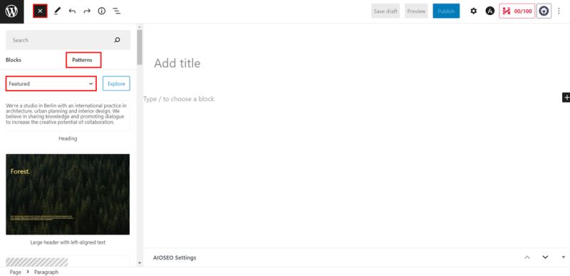 40 Wordpress Navigation Menus Discover 2000 Block Patterns - Ocean Textures - Perfect Desktop Collection