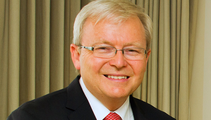 Kevin Rudd, former prime minister of Australia
