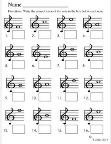 Note reading