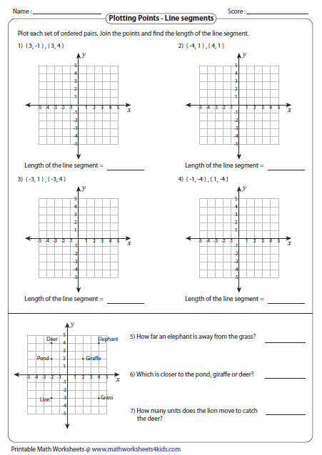 ordered pairs and coordinate plane worksheets free worksheets samples