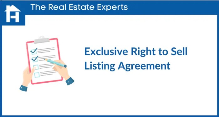Exclusive right to sell agreement pdf