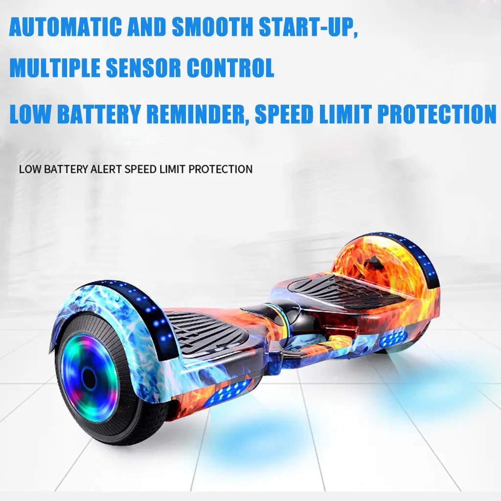6.5 inch Hoverboard Smart Electric Balance Scooter Purple