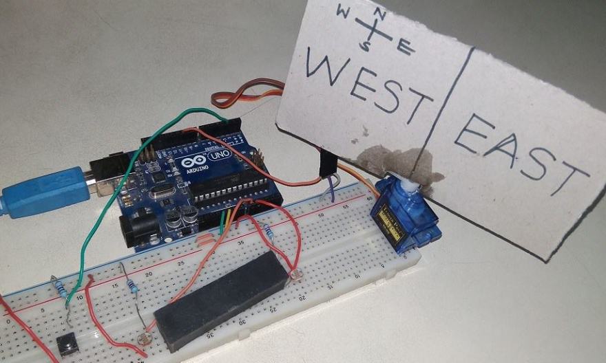 Arduino Based Solar Tracker Using LDR & Servo Motor