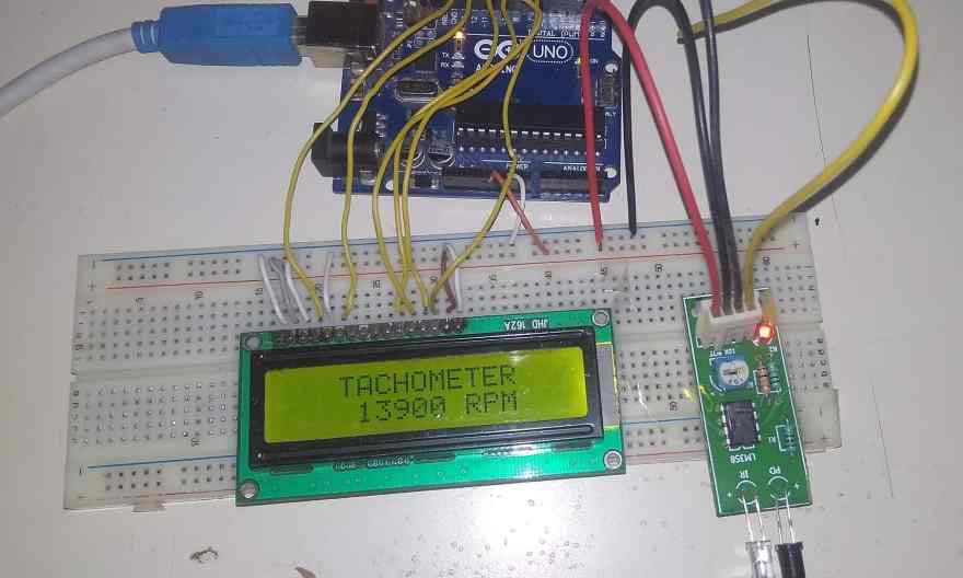 Fan Speed Measurement using IR Sensor & Arduino