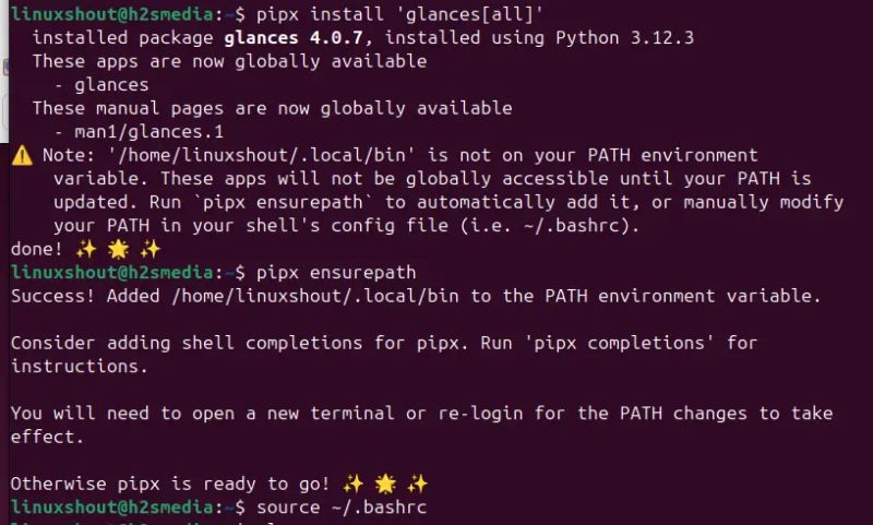 Installing Glances In Ubuntu 24 04 Lts Server Linuxshout - Classic Light Background - Ultra HD