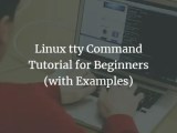 Linux Tty Command Tutorial For Beginners With Examples