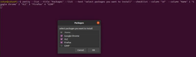 How To Display Gui Dialogs In Bash Script Using Zenity - Best Dark Designs in Full HD