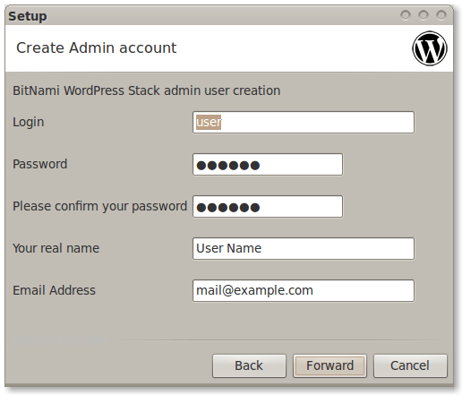 Install wordpress using the bitnami wordpress stack · select the installation language if prompted. Installing Wordpress With BitNami