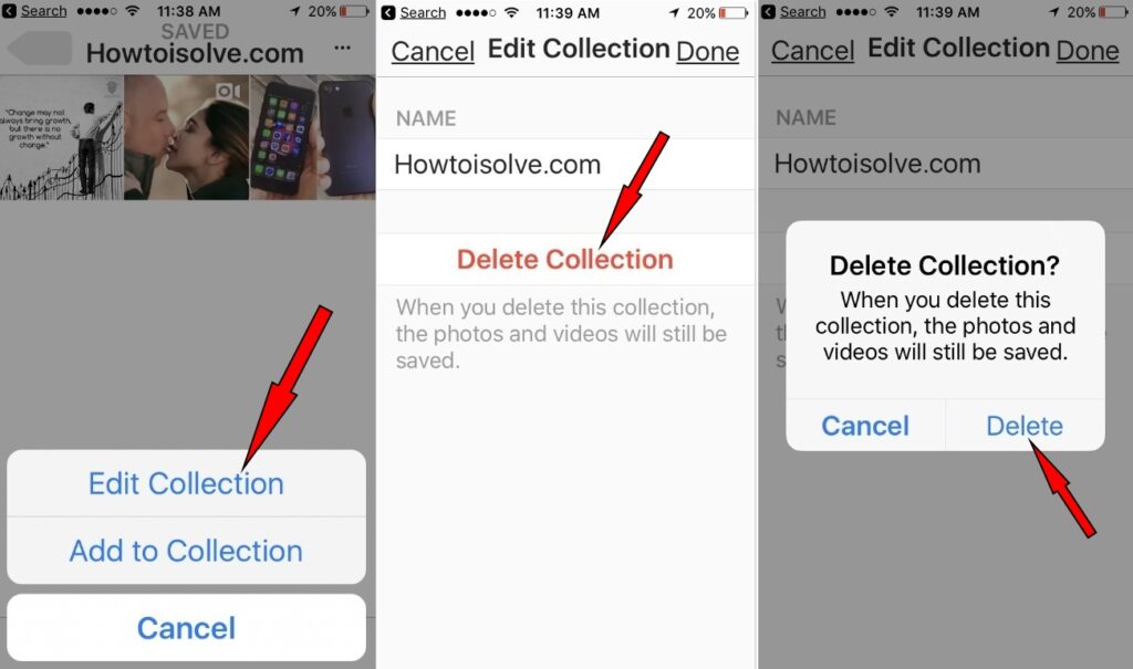 Your pictures remain and you can claim. How to Create, Edit, Delete, Use Instagram Collections on ...