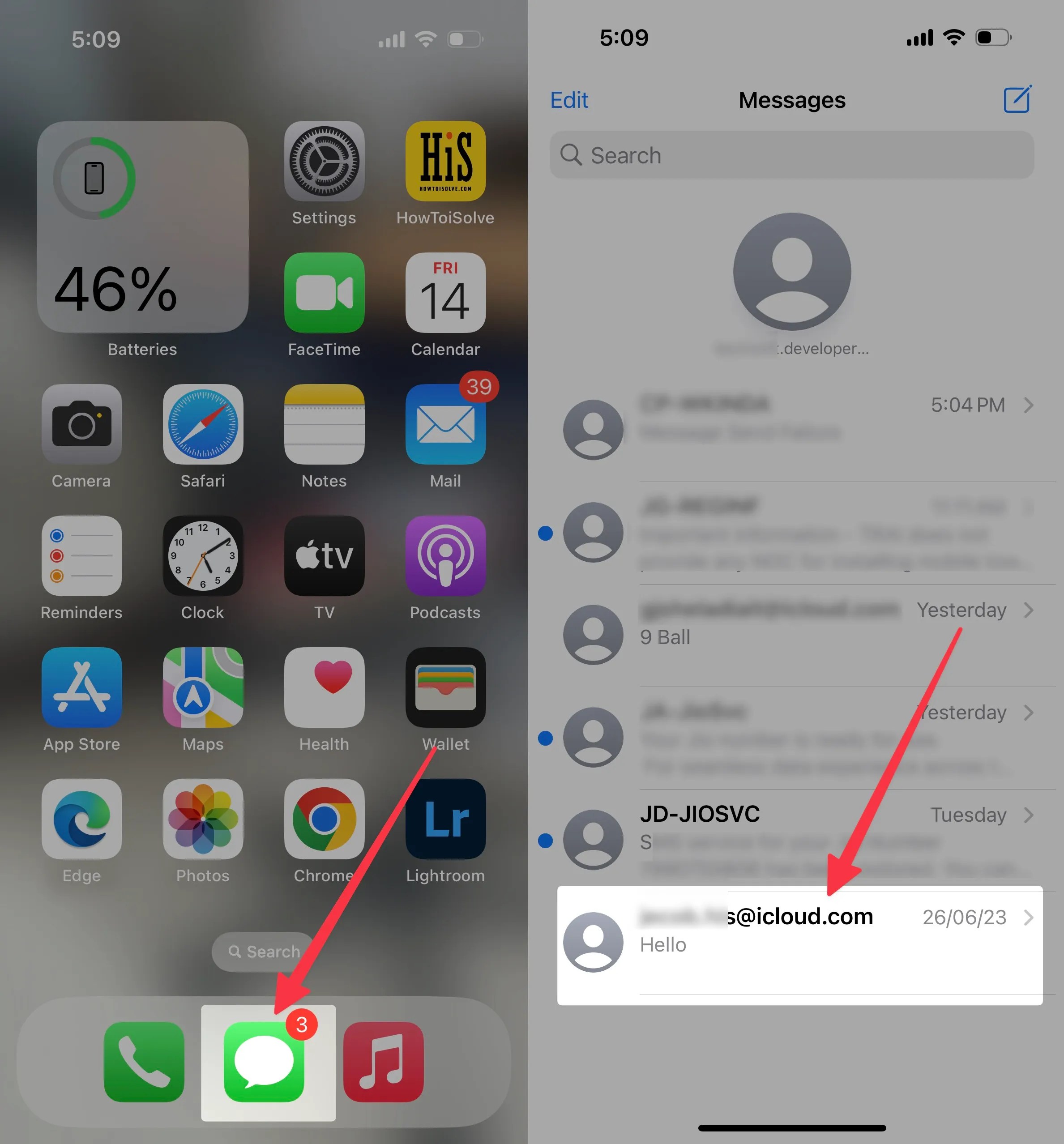 How To Play Tanks On IMessage Games On IPhone IOS 26 Open Message App Choose A