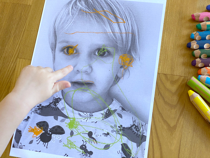 So what are the kids learning from all this amazing art? The Significance Of Toddler Self Portraits Our Reggio Inspired Portraits How We Montessori