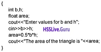 Plus Two Computer Application Chapter Wise Questions and Answers Chapter 1 Review of C++ Programming - 21