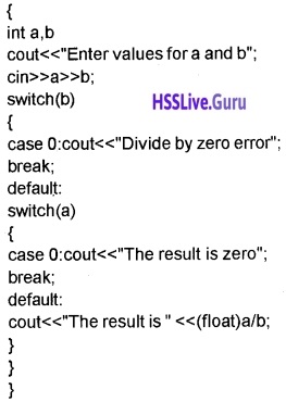 Plus Two Computer Application Chapter Wise Questions and Answers Chapter 1 Review of C++ Programming - 28