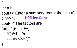 Plus Two Computer Application Chapter Wise Questions and Answers Chapter 1 Review of C++ Programming - 49