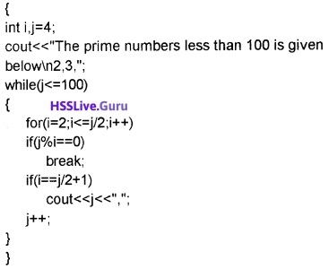 Plus Two Computer Application Chapter Wise Questions and Answers Chapter 1 Review of C++ Programming - 74