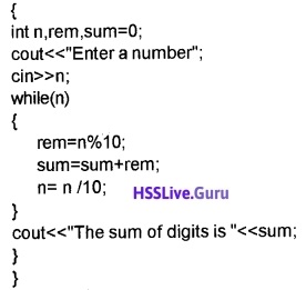 Plus Two Computer Application Chapter Wise Questions and Answers Chapter 1 Review of C++ Programming - 85