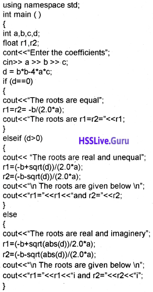 Plus One Computer Science Chapter Wise Questions and Answers Chapter 10 Functions 26