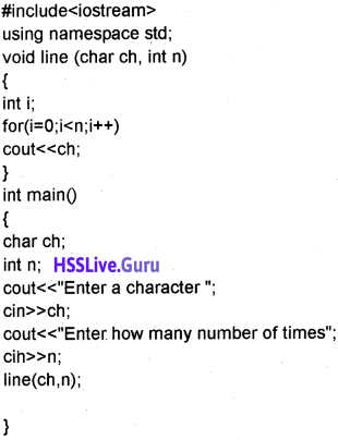 Plus One Computer Science Chapter Wise Questions and Answers Chapter 10 Functions 3