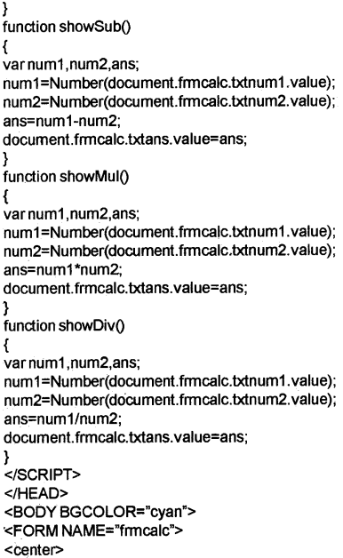 Plus Two Computer Science Chapter Wise Previous Questions Chapter 6 Client-Side Scripting Using JavaScript 2