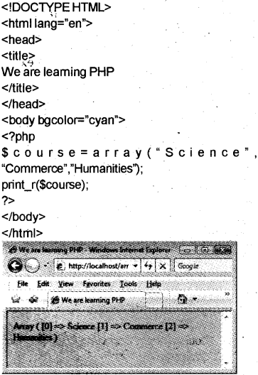 Plus Two Computer Science Notes Chapter 10 Server Side Scripting Using PHP 60