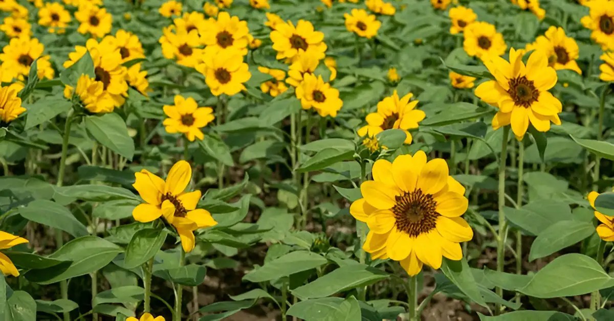 Life cycle of sunflower