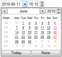 Date Time Input Type Html5 - Mountain Design Collection - Retina Quality