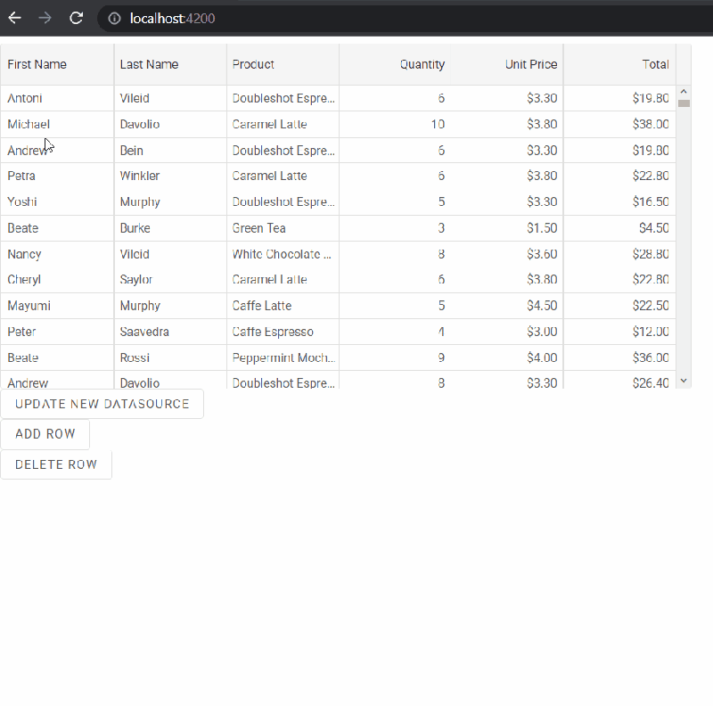 Html Add Animation To The Refresh Button In The Grid Angular Stack - High Quality Ocean Photo - Retina