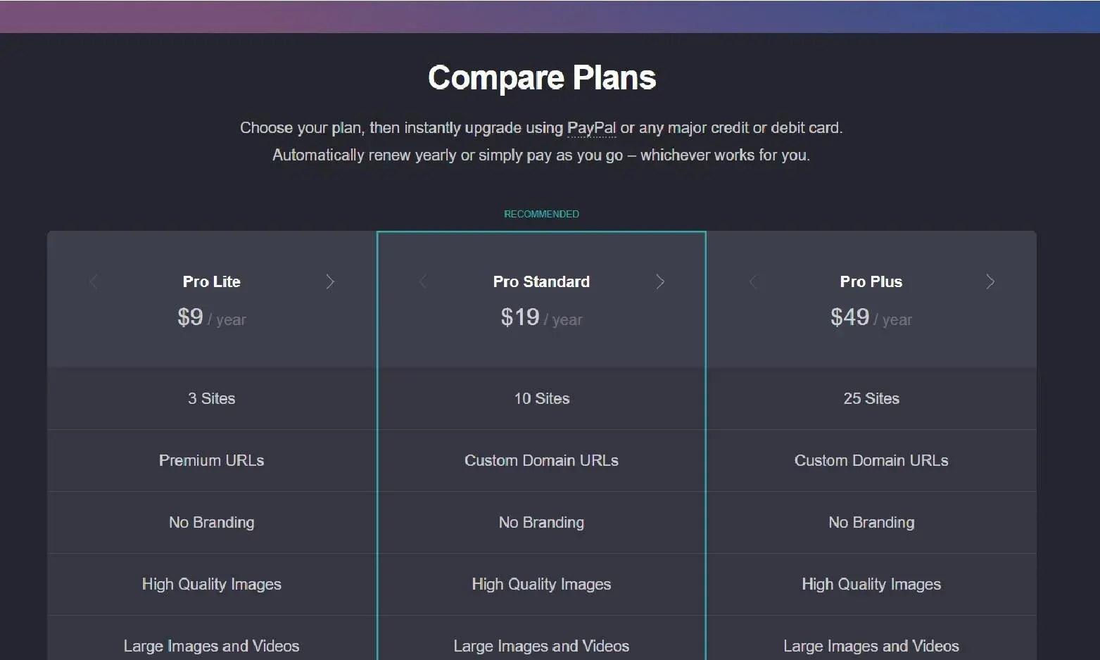 Vert No Code Professional Website Builder B12 - Mobile Mountain Photos for Desktop