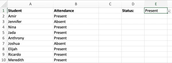 Using Conditional Formatting In An Excel Worksheet - Ocean Image Collection - Mobile Quality