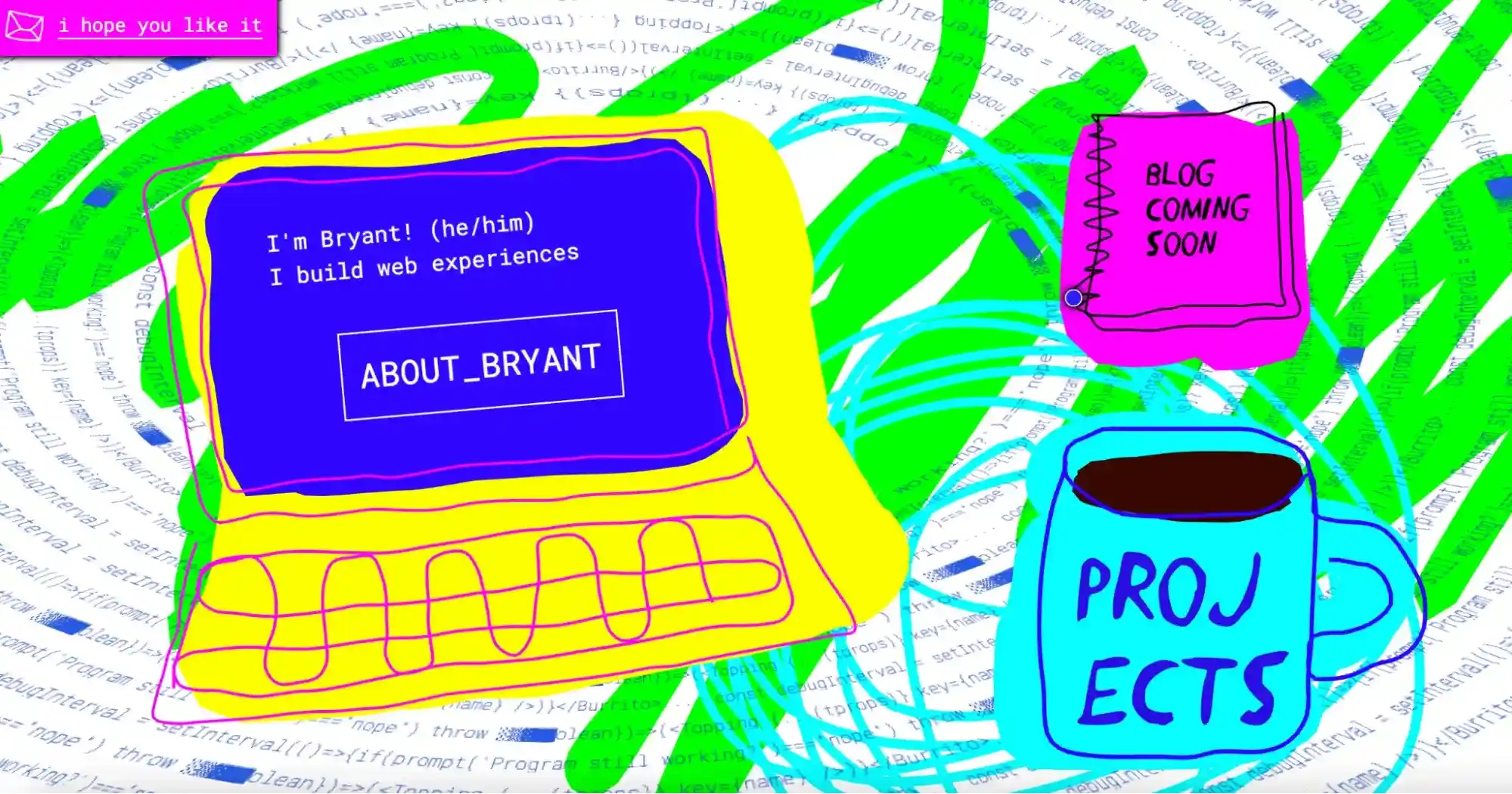 Blog Exemplar React Typing Website - Landscape Art Collection - Desktop Quality