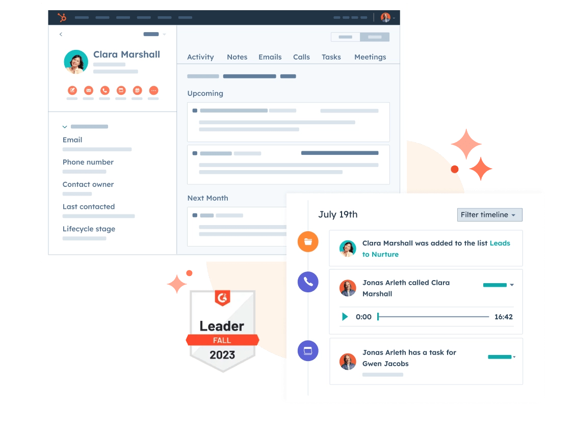 Streamline your entire business with a free crm