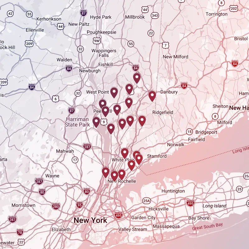 Remodeling Contractor Mahopac NY Hudson Pro Contracting Inc Map Small.webp
