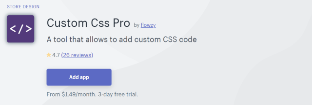 Custom Css Pro by flowzy