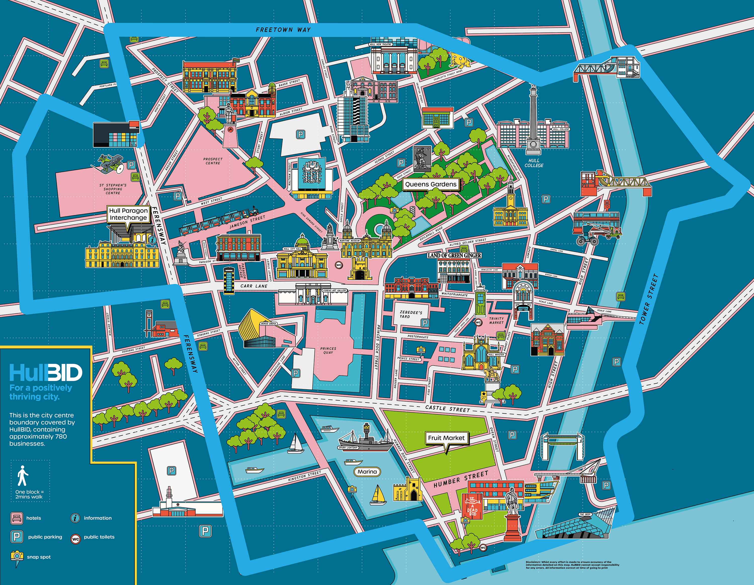 wallpapers Hull City Centre Map map hull business improvement district bid